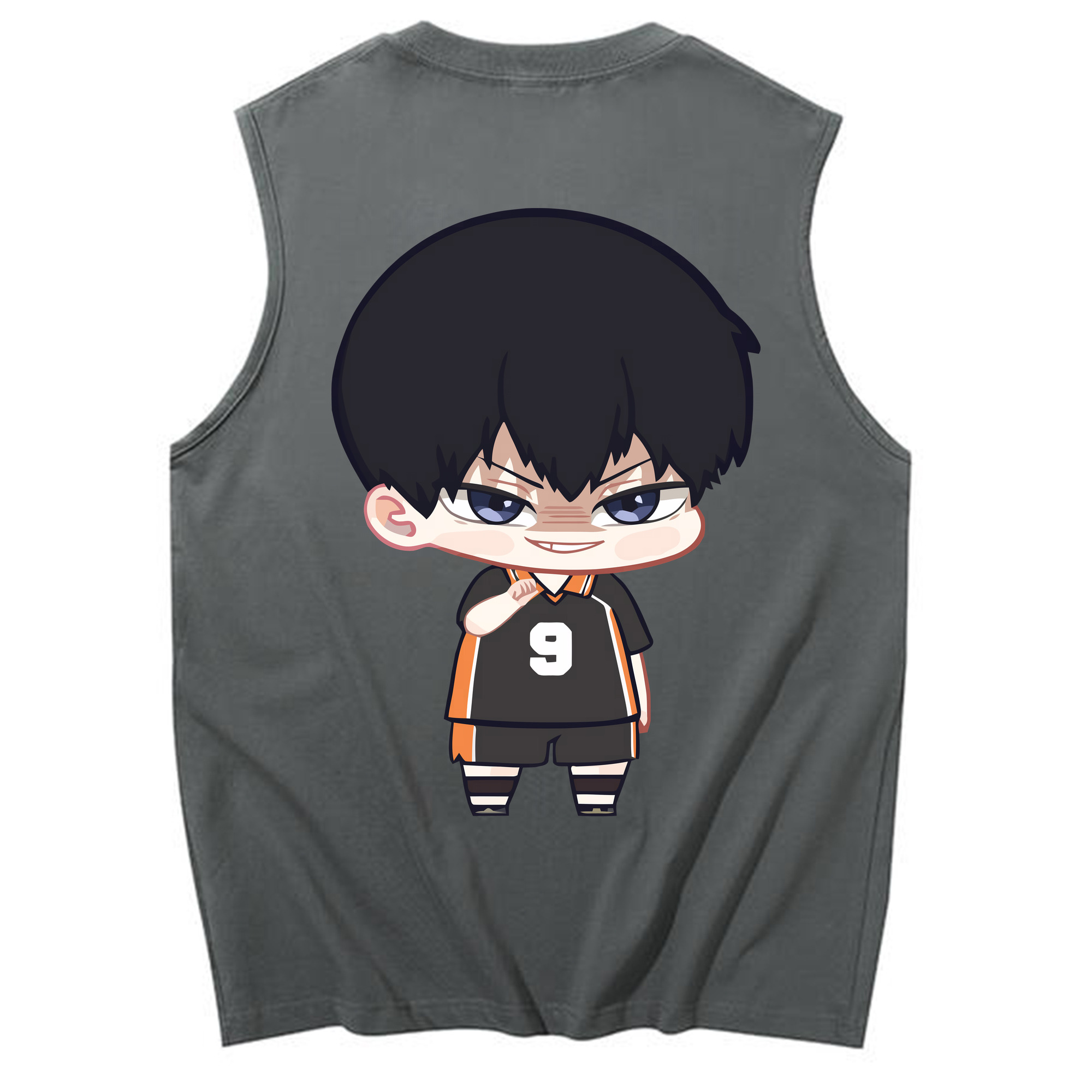 （画像用） ハイキュー!! Haikyu!! コットン100％タンクトップ（背面プリント）